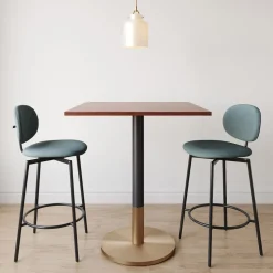 Orbit Restaurant Bar Table - Wood - Square