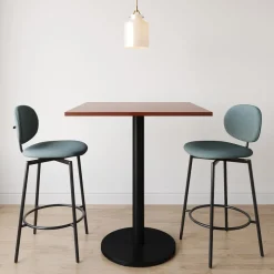 Orbit Restaurant Bar Table - Wood - Square