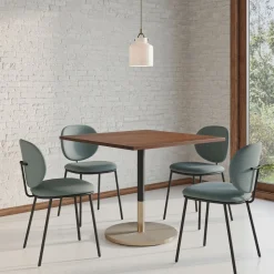 Orbit Restaurant Dining Table - Wood - Square