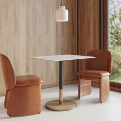 Orbit Restaurant Rectangle Dining Table - Porcelain