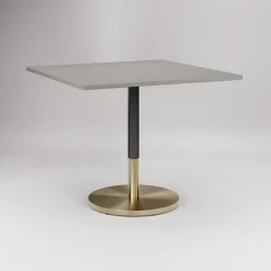 Orbit Restaurant Square Dining Table - Quartz