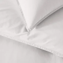 Organic Washed Cotton Percale Duvet Cover & Shams