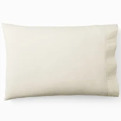 Organic Washed Cotton Percale Pillowcase Set