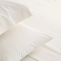 Organic Washed Cotton Percale Sheet Set
