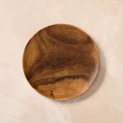 Organic Wood Salad Plate