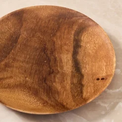 Organic Wood Salad Plate