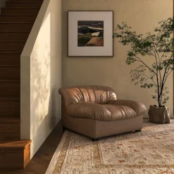 Orlin Leather Lounge Chair