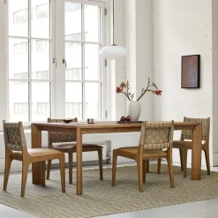 Otto Solid Wood Extendable Dining Table (64"–96")