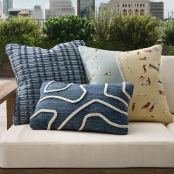 Outdoor Modern Beach Pillow Set