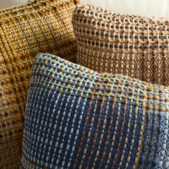 Outdoor Multi Plaid Pillow