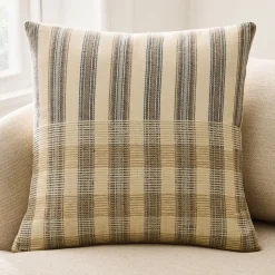Overlaid Stripe Pillow Cover