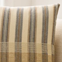 Overlaid Stripe Pillow Cover
