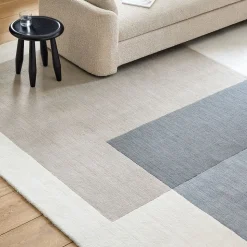 Overlap Blocks Wool Rug
