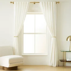 Oversized Curtain Rod Tiebacks (Set of 2)