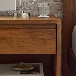Owens Solid Wood Nightstand (16"–26")
