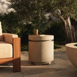 Oxner Outdoor Round Propane Enclosure
