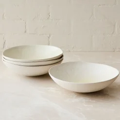 Oyku Stoneware Pasta Bowl Sets