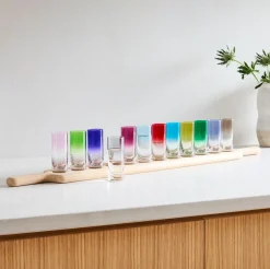 Paddle & Shot Glasses Set