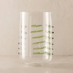 Palm Applique Highball Glasses