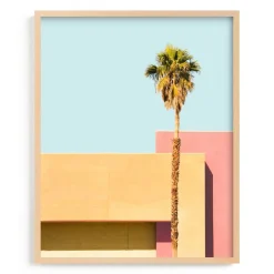 "Palm Springs - A Color Study" Framed Art by Minted for West Elm