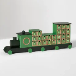 Paper Tabletop Train Advent Calendar