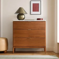 Parker Marble 3-Drawer Dresser (36")
