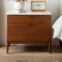 Parker Marble Grand Nightstand (28")
