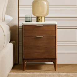Parker Marble Mini Nightstand (16")