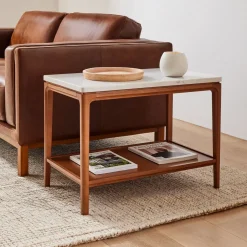 Parker Marble Side Table (30")