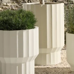 Parker Pedestal Ficonstone Indoor/Outdoor Planters