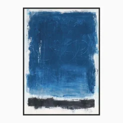 Patched Blue Canvas