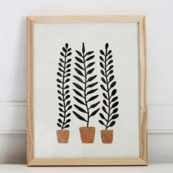 Pauline Stanley Studio Wall Art - Potted Ferns