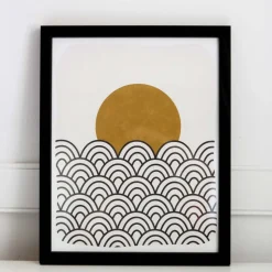Pauline Stanley Studio Wall Art - Waves & Sun