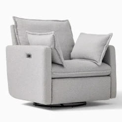Paxton Pillow Manual & Power Swivel Glider Recliner