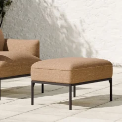 Penn Upholstered Outdoor Ottoman