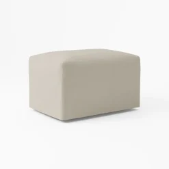 Penn Upholstered Outdoor Ottoman Protective Cover