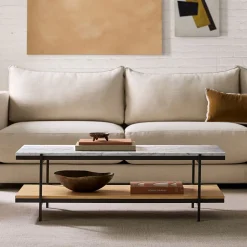 Pierce Marble Coffee Table (47.5")