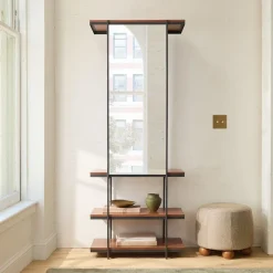 Pierce Mirror Wardrobe Valet (31")