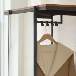 Pierce Mirror Wardrobe Valet (31")