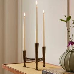 Pierce & Ward Brass Candleholder