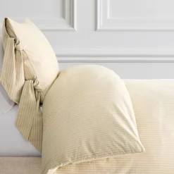 Pierce & Ward Cotton Linen Stripe Duvet Cover & Shams