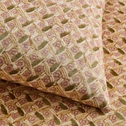 Pierce & Ward Floral Lattice Duvet Cover & Shams