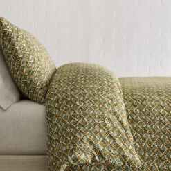 Pierce & Ward Floral Lattice Duvet Cover & Shams