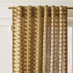 Pierce & Ward Foliage Stripe Curtain