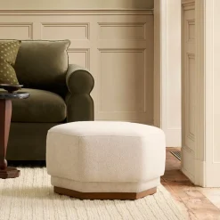 Pierce & Ward Hexagon Ottoman