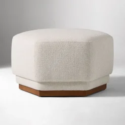 Pierce & Ward Hexagon Ottoman