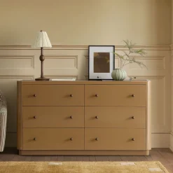 Pierce & Ward Lacquered 6-Drawer Dresser (60")
