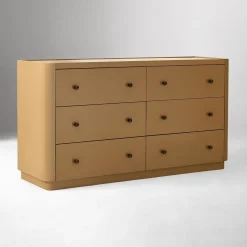 Pierce & Ward Lacquered 6-Drawer Dresser (60")