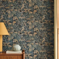Pierce & Ward Leaf Jacquard Peel & Stick Wallpaper