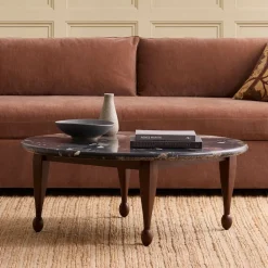 Pierce & Ward Marble Coffee Table (42")